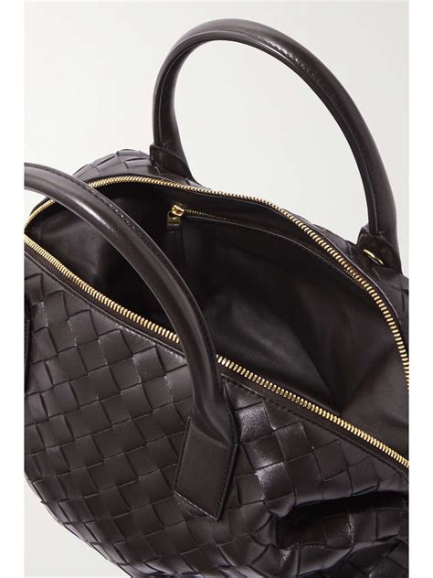 bauletto versace collection|BOTTEGA VENETA Bauletto intrecciato leather tote .